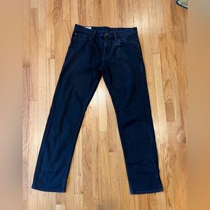 Banana Republic Men’s Jean’s Black Straight Leg 5-Pocket Size 34 X 34